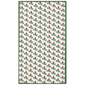 Rote Rosen Elegantes Design Tischdecke (Vorderseite)