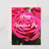 Rote Rosen Feiertagskarte (Vorne/Hinten)