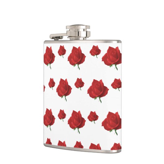 Rote Rosen Flachmann (Links)