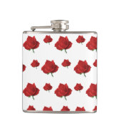 Rote Rosen Flachmann (Vorderseite)