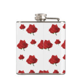 Rote Rosen Flachmann (Rückseite)