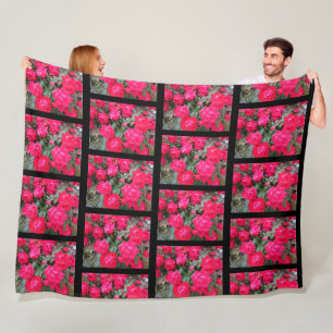 ROTE ROSEN FLEECE BLANKET