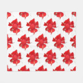 Rote Rosen, Fleecedecke (Vorderseite (Horizontal))