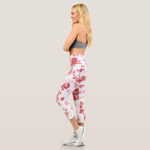 Rote Rosen Floral Capri Leggings