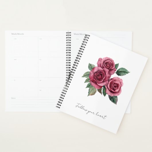 Rote Rosen Floral Planer (Anzeige)