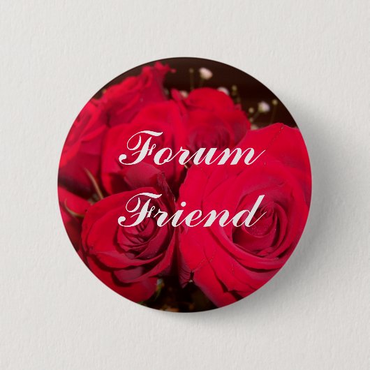Rote Rosen, Forum-Freund Button (Vorderseite)