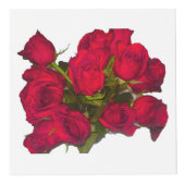 Rote Rosen Foto Cube Würfel (Vorderseite)