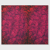 Rote Rosen Fotografie| Geschenkpapier (Flach)