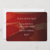 Rote Rosen für immer Einladung (Rückseite)