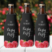 Rote Rosen für Wasserfarben Derby Party Flaschenkühler