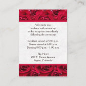 Rote Rosen Galore-Abschlusskarte Begleitkarte (Rückseite)