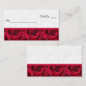 Rote Rosen Galore Platzkarte (Vorne/Hinten)