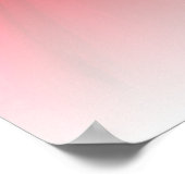 Rote Rosen Garland Hochzeit Unplugged Zeremonie Poster (Ecke)