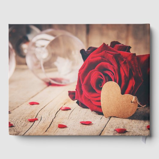 Rote Rosen Gästebuch (Rückseite)