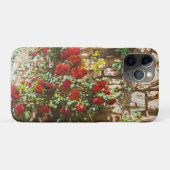 Rote Rosen gegen eine Steinmauer Case-Mate iPhone Hülle (Rückseite (Horizontal))