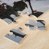 Rote Rosen gegen einen hellen blauen Himmel Puzzle (Seite)