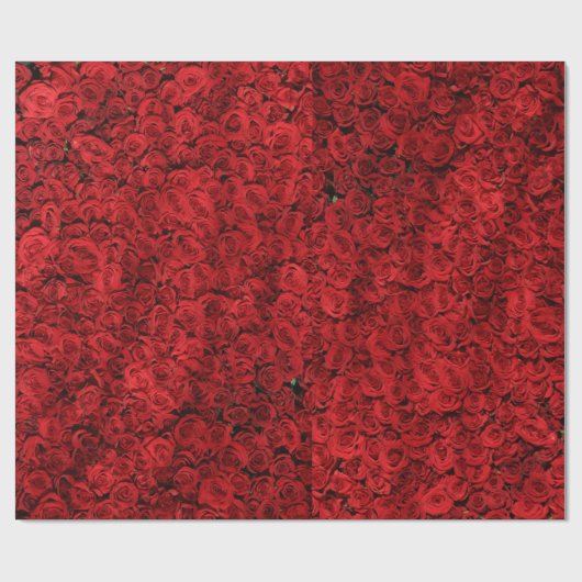 Rote Rosen Geschenkartikel von HAMbyWG Geschenkpapier (Flach)