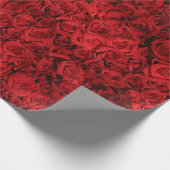 Rote Rosen Geschenkpapier (Ecke)