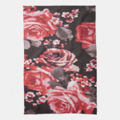 ROTE ROSEN GESCHIRRTUCH (Vertikal)