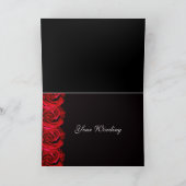 Rote Rosen Grenzstreifen romantische Karte (Zusatz (Innenseite)