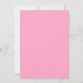 Rote Rosen & Grüne Weihnachtsbaumkunst, rosa (Rückseite)