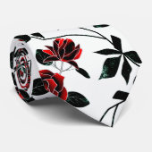 rote Rosen. Halsband Krawatte (Gerollt)