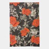 Rote Rosen Handtuch (Vertikal)
