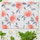 Rote Rosen Handtuch (Gefaltet)