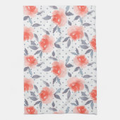 Rote Rosen Handtuch (Vertikal)