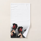 Rote Rosen Handtuch-Set Badhandtuch Set (Handtuch)