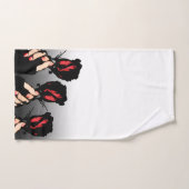 Rote Rosen Handtuch-Set Badhandtuch Set (Handtuch)