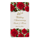 Rote Rosen & Herz 40. Hochzeitstag (Vorne)