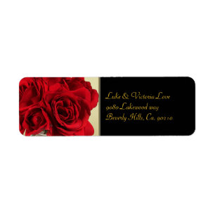 Rote Rosen & Herz, Hochzeiten mit Gold und Schwarz
