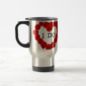 Rote Rosen Herz ich tue Bling Coffee Tee Reisen Um Reisebecher (Links)