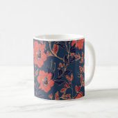 Rote Rosen Hintergrundbeleuchtung Kaffeetasse (VorderseiteRechts)