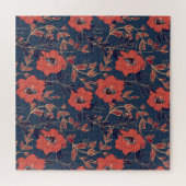 Rote Rosen Hintergrundbeleuchtung Puzzle (Horizontal)