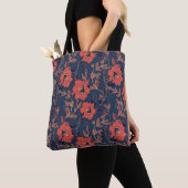 Rote Rosen Hintergrundbeleuchtung Tasche (Von Nahem)