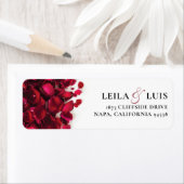 Rote Rosen Hochzeit Rücksendeadresse (Insitu)