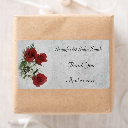 Rote Rosen Hochzeit Vielen Dank (Insitu)