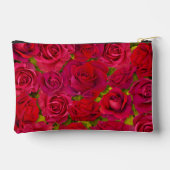 Rote Rosen Ich liebe dich Name Zubehörtasche (Rückseite)