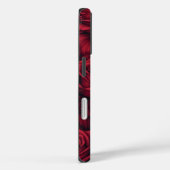 Rote Rosen im gotischen Blumenmuster iPhone 16 Hül Case-Mate iPhone Hülle (Rückseite / Rechts)