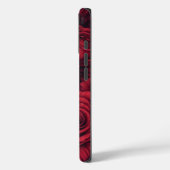 Rote Rosen im gotischen Blumenmuster iPhone 16 Hül Case-Mate iPhone Hülle (Rückseite / Links)
