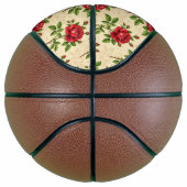 Rote Rosen im Vintage-Muster Basketball (Rechts)