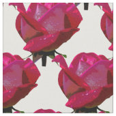 rote Rosen in beliebiger Farbe Stoff (Nahaufnahme)