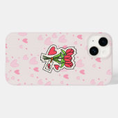 ROTE ROSEN IN IHREM FALL Case-Mate iPhone HÜLLE (Rückseite (Horizontal))