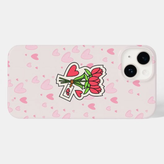 ROTE ROSEN IN IHREM FALL Case-Mate iPhone HÜLLE (Rückseite (Horizontal))