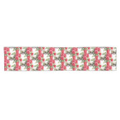 Rote Rosen in Vases Table Runner Kurzer Tischläufer (Horizontal)
