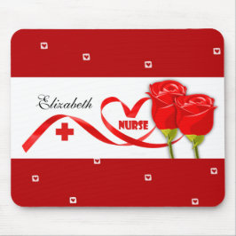 Rote Rosen Individuelle Name Geschenkmousse Pad fü Mousepad