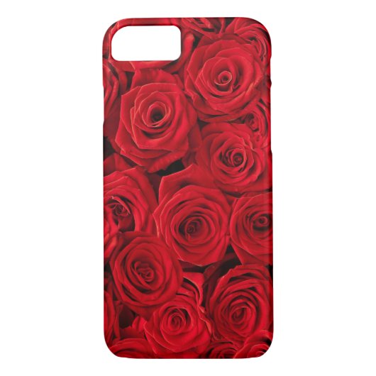 Rote Rosen iPhone Fall Case-Mate iPhone Hülle (Rückseite)