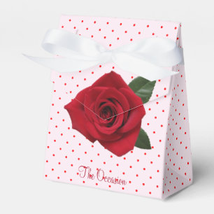 Rote Rosen irgendein Geschenkschachtel